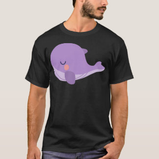 T-shirt Tinytan Purple Whale Plush