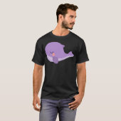 T-shirt Tinytan Purple Whale Plush (Devant entier)