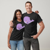 T-shirt Tinytan Purple Whale Plush (Unisexe)