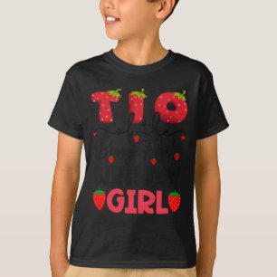 T-shirt Tio de la fille de la première fête d'anniversaire