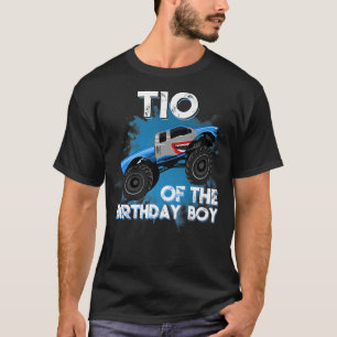 T-shirt Tio Of The Birthday Boy Monster Truck Birthday Par