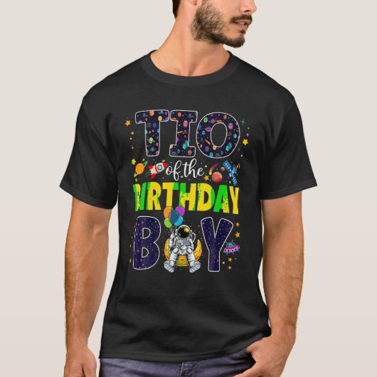 T-shirt Tio of the Birthday Boy Uncle 2e Extérieur de l'es (Devant)