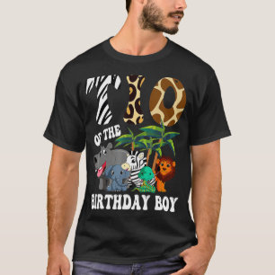 T-shirt Tio of the Birthday Boy Zoo Anniversaire Safari Ce