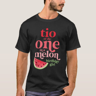 T-shirt Tio of the One In A Melon Birthday Girl Watermelon