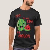 T-shirt Tio One in a Melon Birthday Watermelon Theme Boy G (Devant)