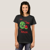 T-shirt Tio One in a Melon Birthday Watermelon Theme Boy G (Devant entier)