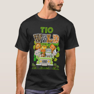 T-shirt Tio Wild Zoo Thème Anniversaire Camion Safari Jung