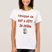 T-SHIRT TIPPING N'EST PAS UNE VILLE EN CHINE (Devant)