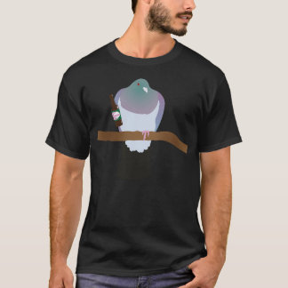 T-shirt Tipsy Kereru Boire Une Bière