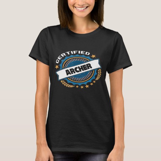 T-shirt Tir à arc certifié (Devant)