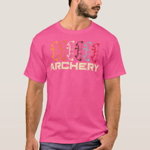 T-shirt Tir à arc rétro I Bow I Archer