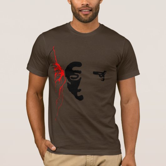 T-shirt tir à la tête (Devant)