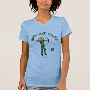 T-shirt Tir à l'arc à la blonde au Camouflage