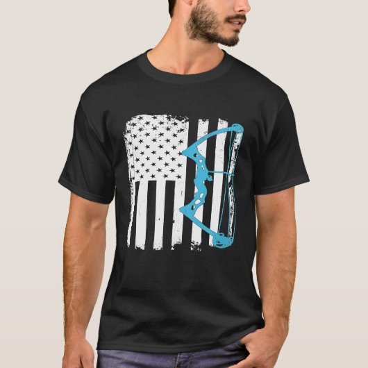 T-shirt Tir à l'arc à la boue compacte Fierté de chasseur  (Devant)