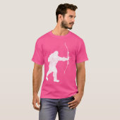T-shirt Tir à l'arc Bowhunter Arrow Bow Bigfoot (Devant entier)
