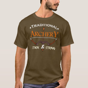 T-shirt Tir À L'Arc Cadeau Imprimé Stick Et String Hommes