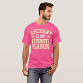 T-shirt Tir à l'arc est ma saison préférée (Devant entier)