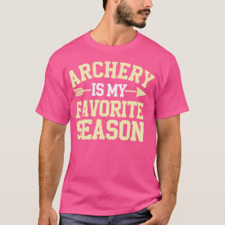 T-shirt Tir à l'arc est ma saison préférée