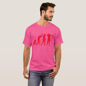 T-shirt Tir à l'arc Evolution de la flèche de la flèche (Devant entier)