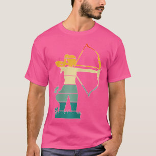 T-shirt Tir à l'arc Femme Archer Bow Photo Art