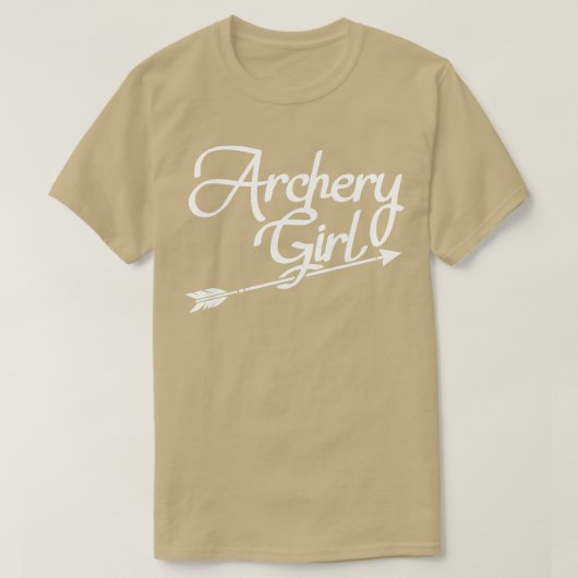 T-shirt Tir à l'arc fille (Design devant)
