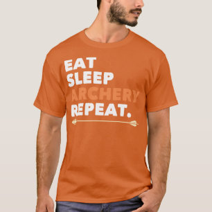 T-shirt Tir à l'arc Mangez le sommeil Tir à l'arc Répéter