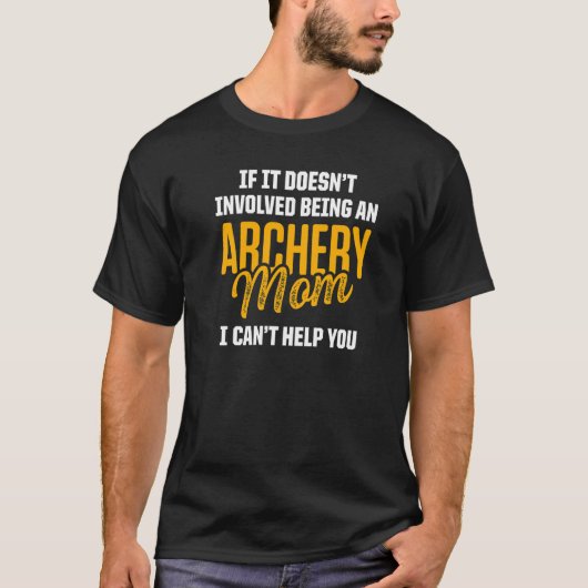 T-shirt Tir à l'arc mère 33 (Devant)