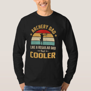 T-shirt Tir À L'Arc Papa Comme Un Père Régulier Mais Glaci