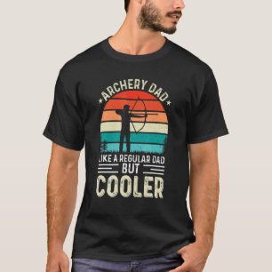 T-shirt Tir À L'Arc Papa Comme Un Père Régulier Pour Papa