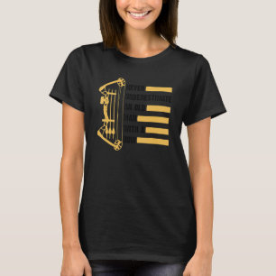 T-shirt Tir À L'Arc Pour Hommes Ne Sous-Estime Jamais Un V