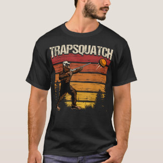 T-shirt Tir à l'argile drôle piège Bigfoot Trapsquatch