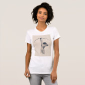 T-shirt Tir aquarelle (Devant entier)