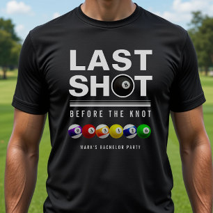 T-shirt Tir au but de la soirée d'enterrement de vie de ga