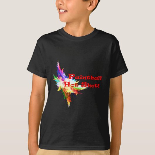 T-shirt Tir chaud de Paintball ! (Devant)