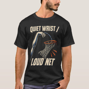T-shirt Tir de basket-ball poignet silencieux filet bruyan