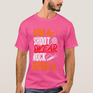 T-shirt Tir de but ou robinet Répétition Archer tir