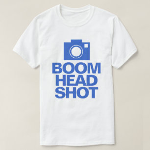 T-shirt Tir de la tête du boom