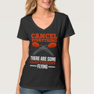 T-shirt Tir De Piège Pour Un Tir De Pigeon Argile