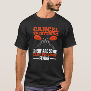 T-shirt Tir De Piège Pour Un Tir De Pigeon Argile