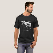 T-shirt Tir de roulement de Nissan 370z (Devant entier)