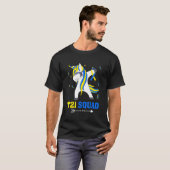 T-shirt Tir de sensibilisation au syndrome T21 Squad Dabbi (Devant entier)