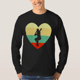 T-shirt Tir Putter Coeur Jeter Fille Piste Et Femmes De Te