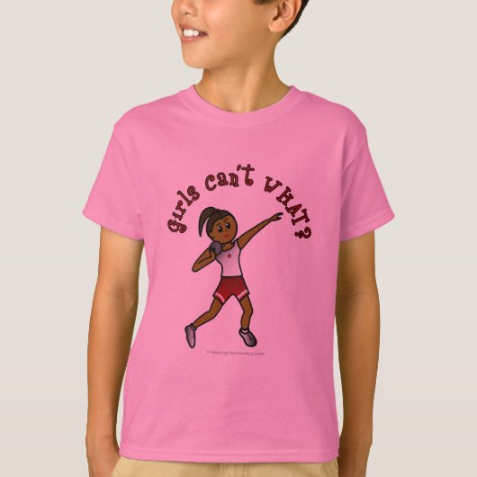 T-shirt Tir rouge foncé (Devant)