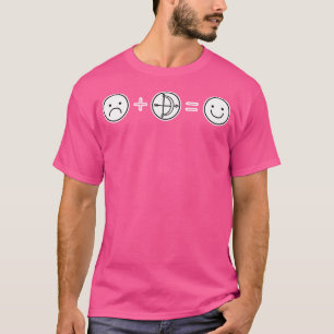 T-shirt Tir Tir À Tête Triste Joyeux Chasse À Tête Tête
