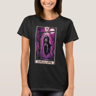 T-shirt Tirage de carte de tarot drôle pour salle de sport