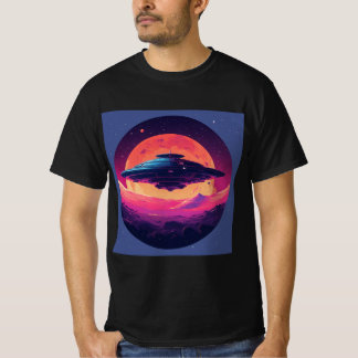 T-shirt Tirage de conception de l'espace de gravité