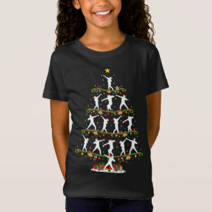 T-Shirt Tirage Mettre Lover Xmas Éclairage Père Noël Tirag