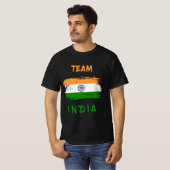 T-shirt Tiranga, équipe d'Inde (Devant entier)