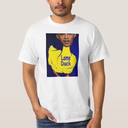 T-shirt Tire-au-flanc Obama en jaune de base (Devant)