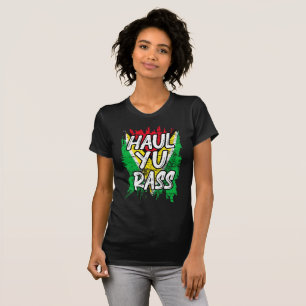 T-shirt Tire ton derrière Guyanais Guyana Afro Fierté Créo